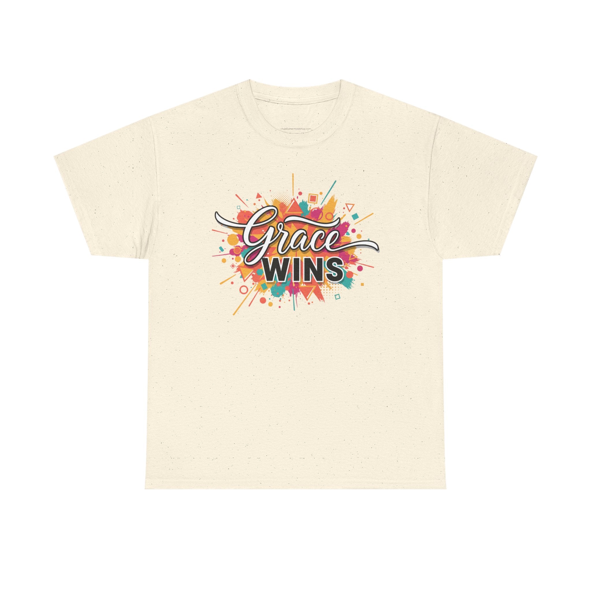 "Grace Wins" Colorful Inspirational Tee