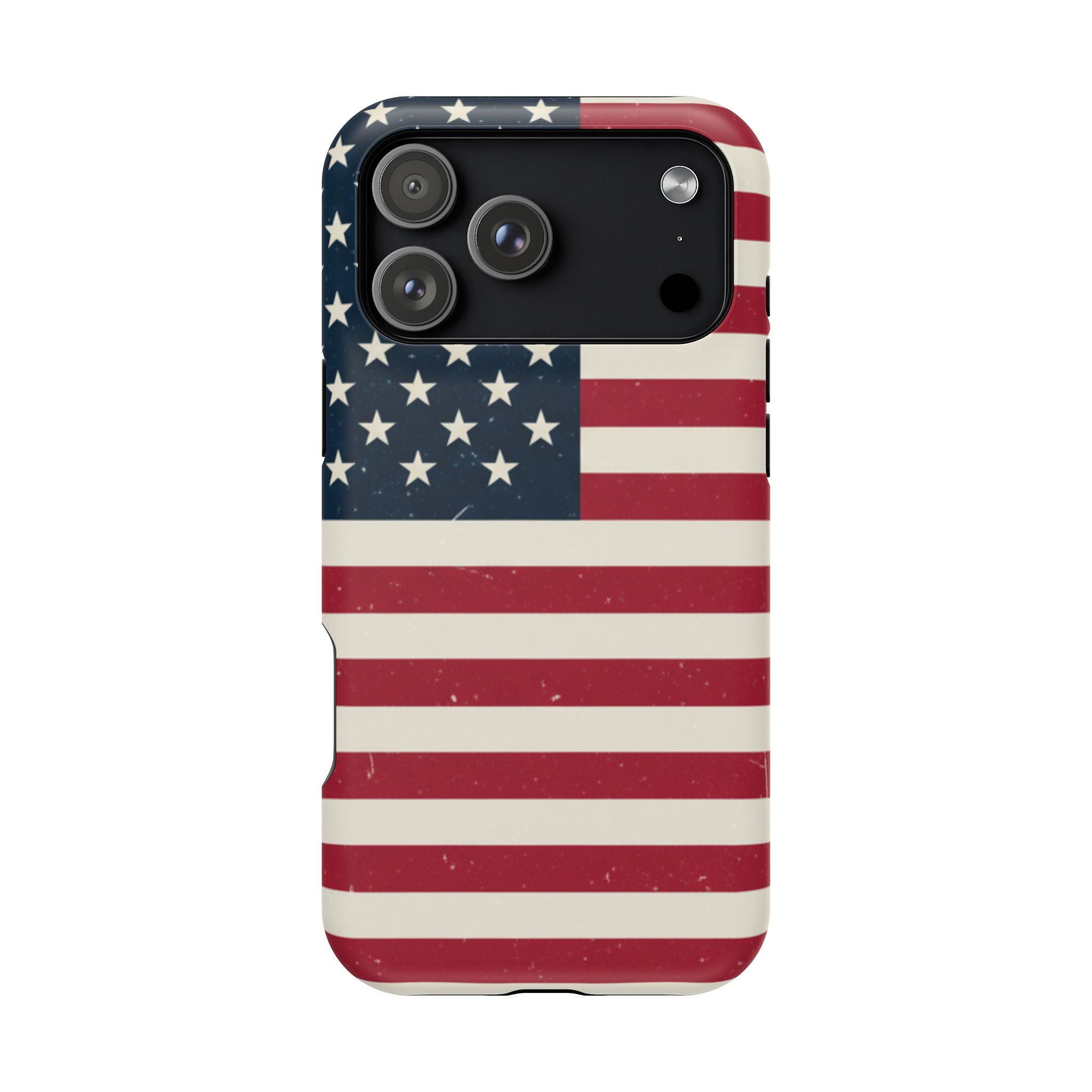 American Flag Magnetic Impact-Resistant Phone Case — USA Stars & Stripes Protection Fits iPhones