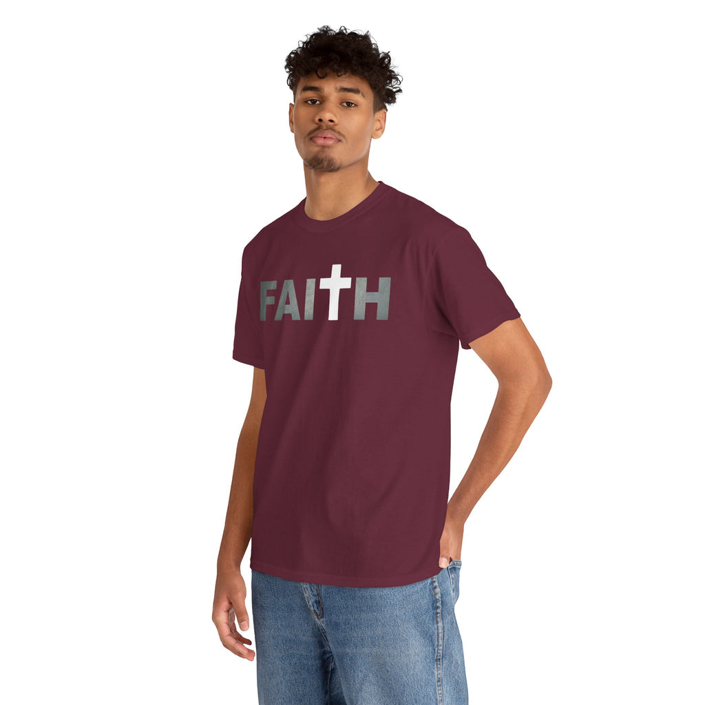 Faith Cross T‑Shirt — Christian Inspirational Tee