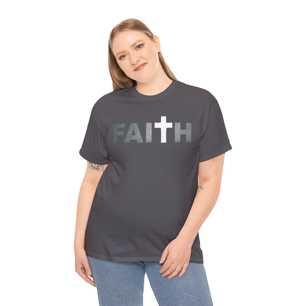 Faith Cross T‑Shirt — Christian Inspirational Tee