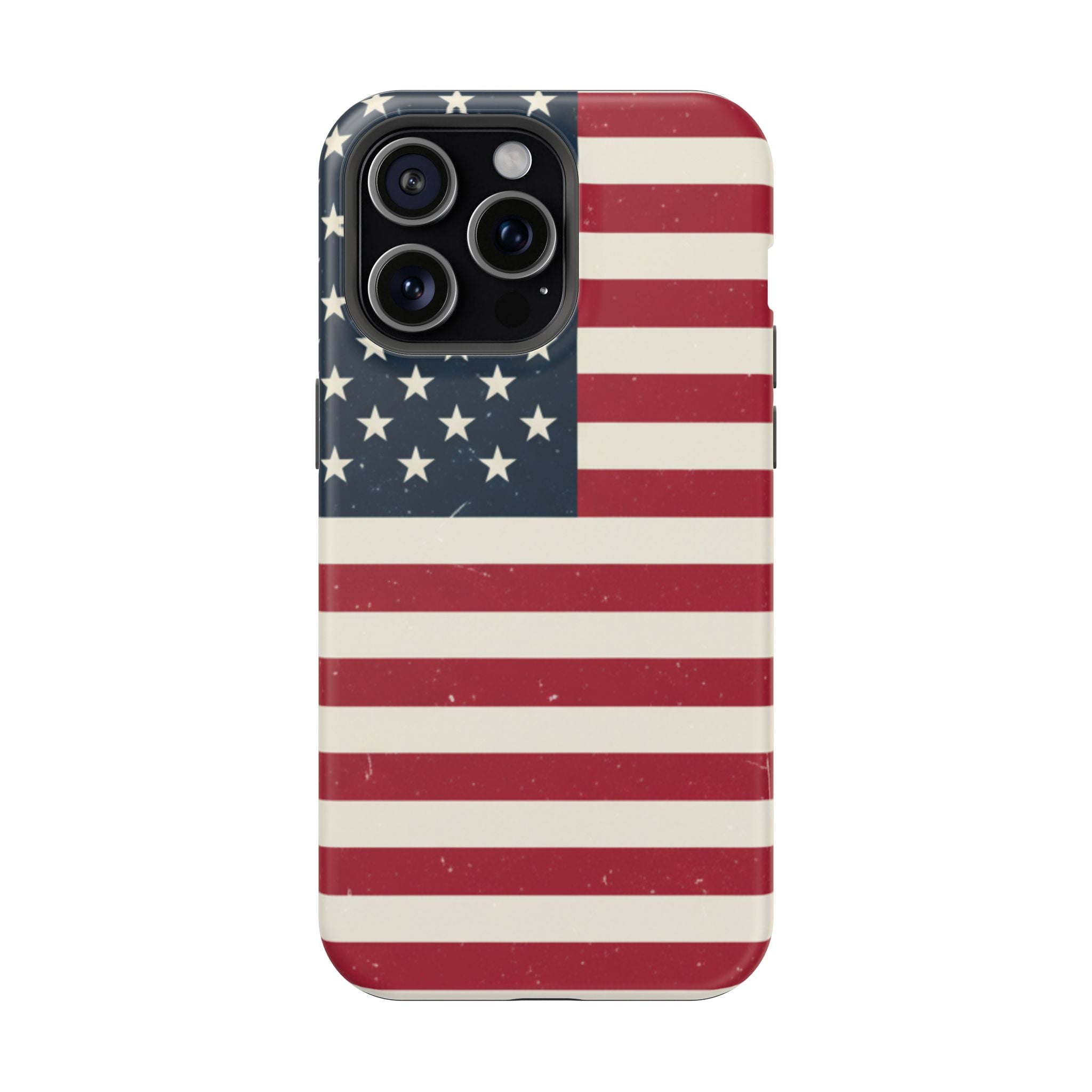 American Flag Magnetic Impact-Resistant Phone Case — USA Stars & Stripes Protection Fits iPhones