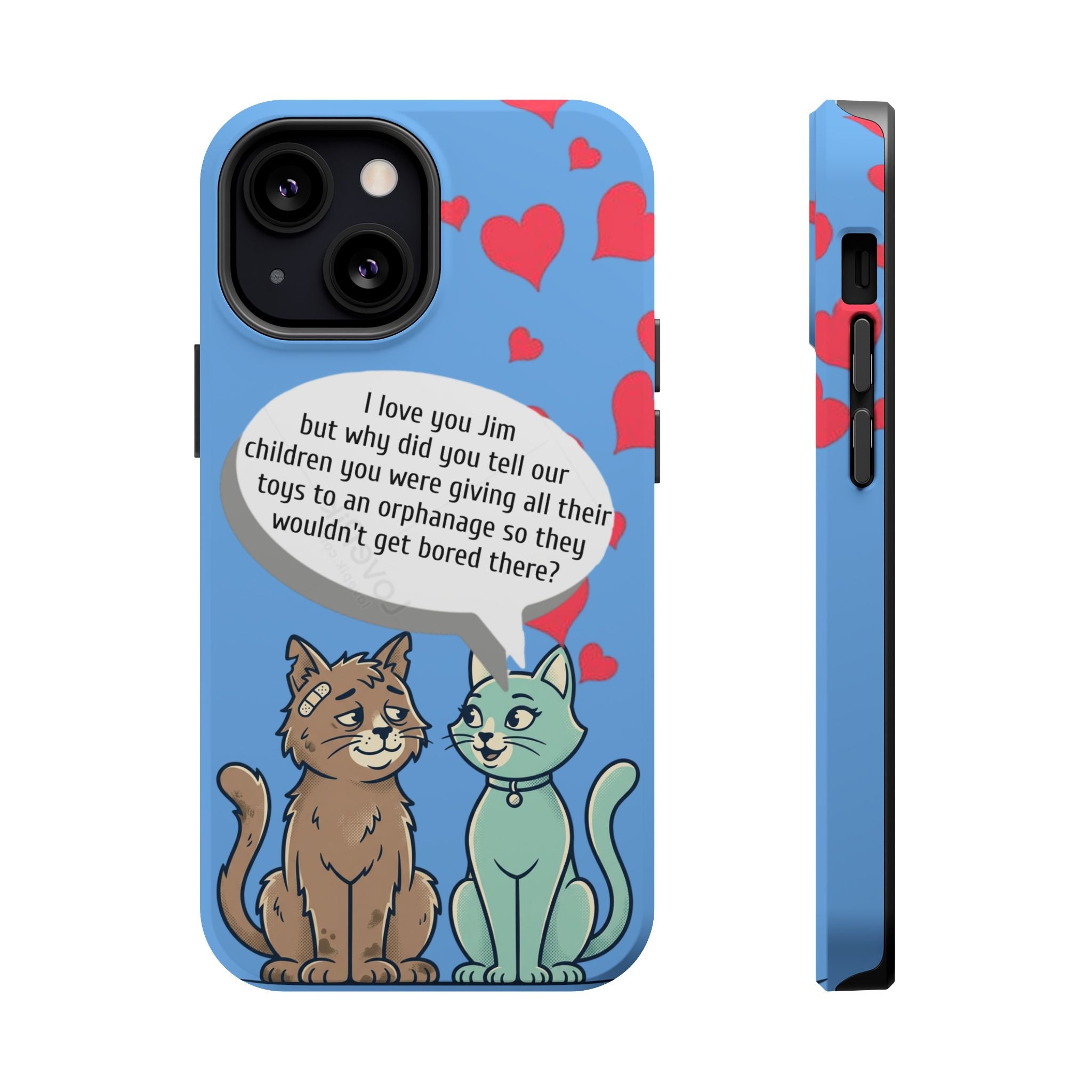 "I Love You But...." Personalized Impact-Resistant iPhone Case —  Fits iPhones