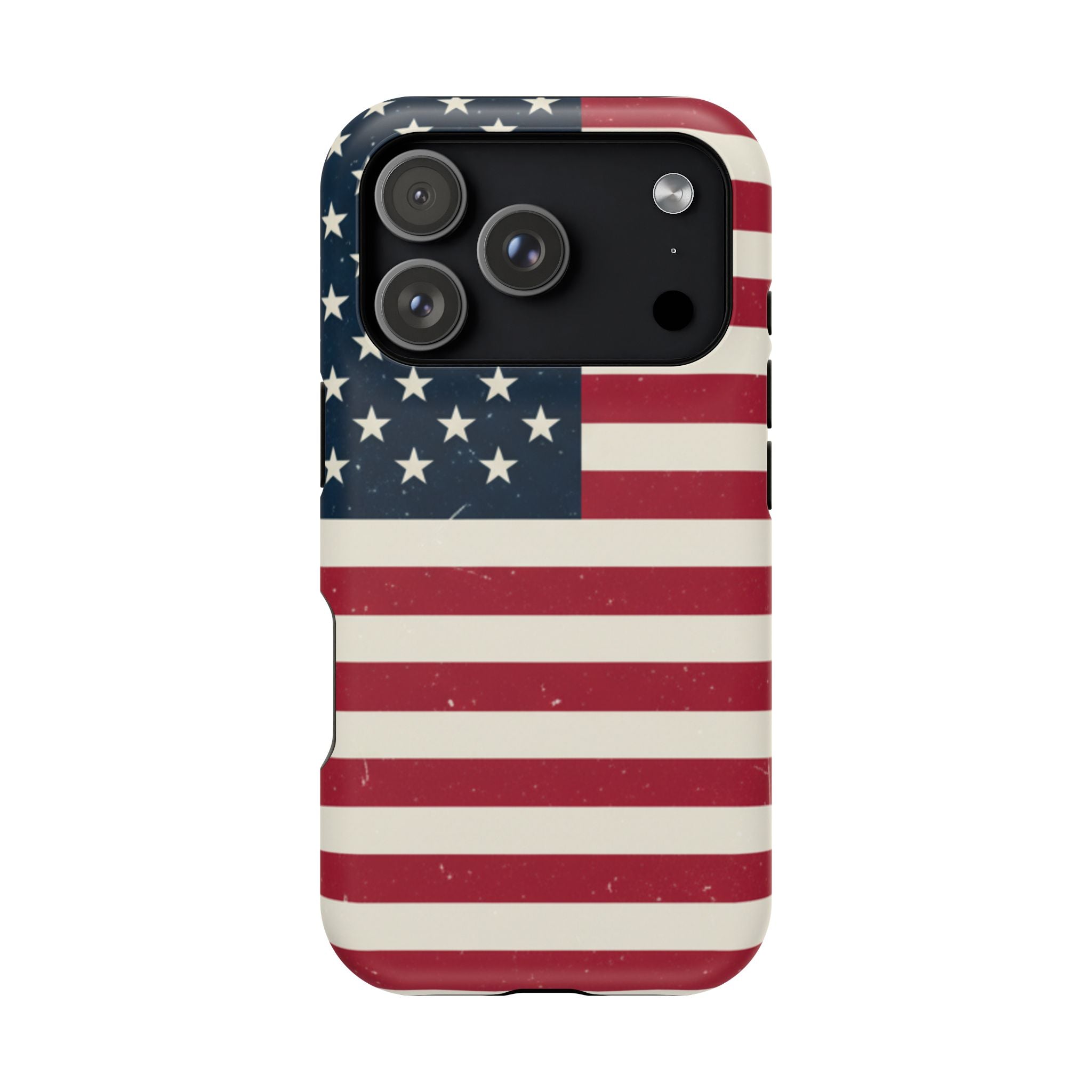 American Flag Magnetic Impact-Resistant Phone Case — USA Stars & Stripes Protection Fits iPhones