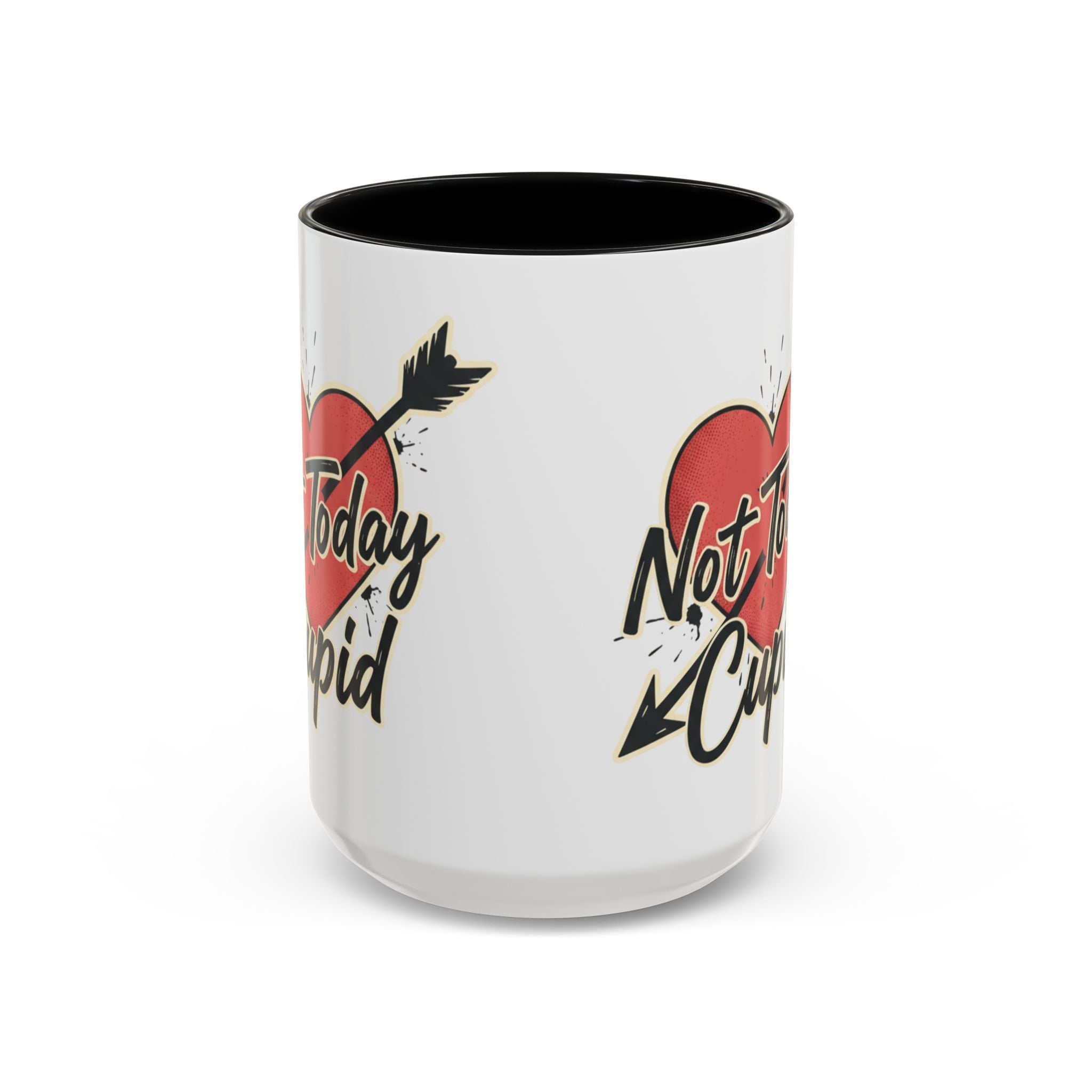 Not Today Cupid! Coffee Mug – Valentine’s Day Love Gift (11/15 oz)