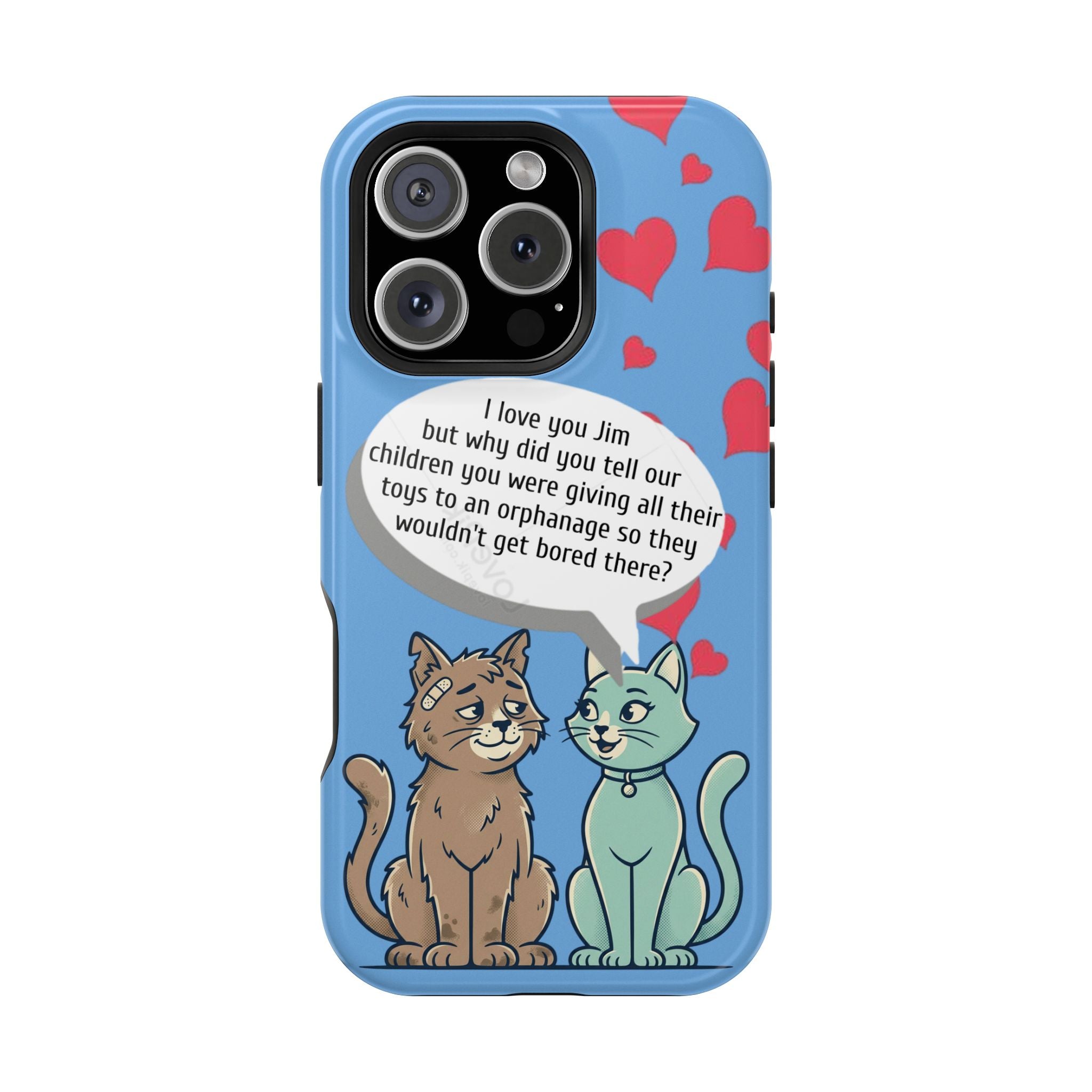 "I Love You But...." Personalized Impact-Resistant iPhone Case —  Fits iPhones