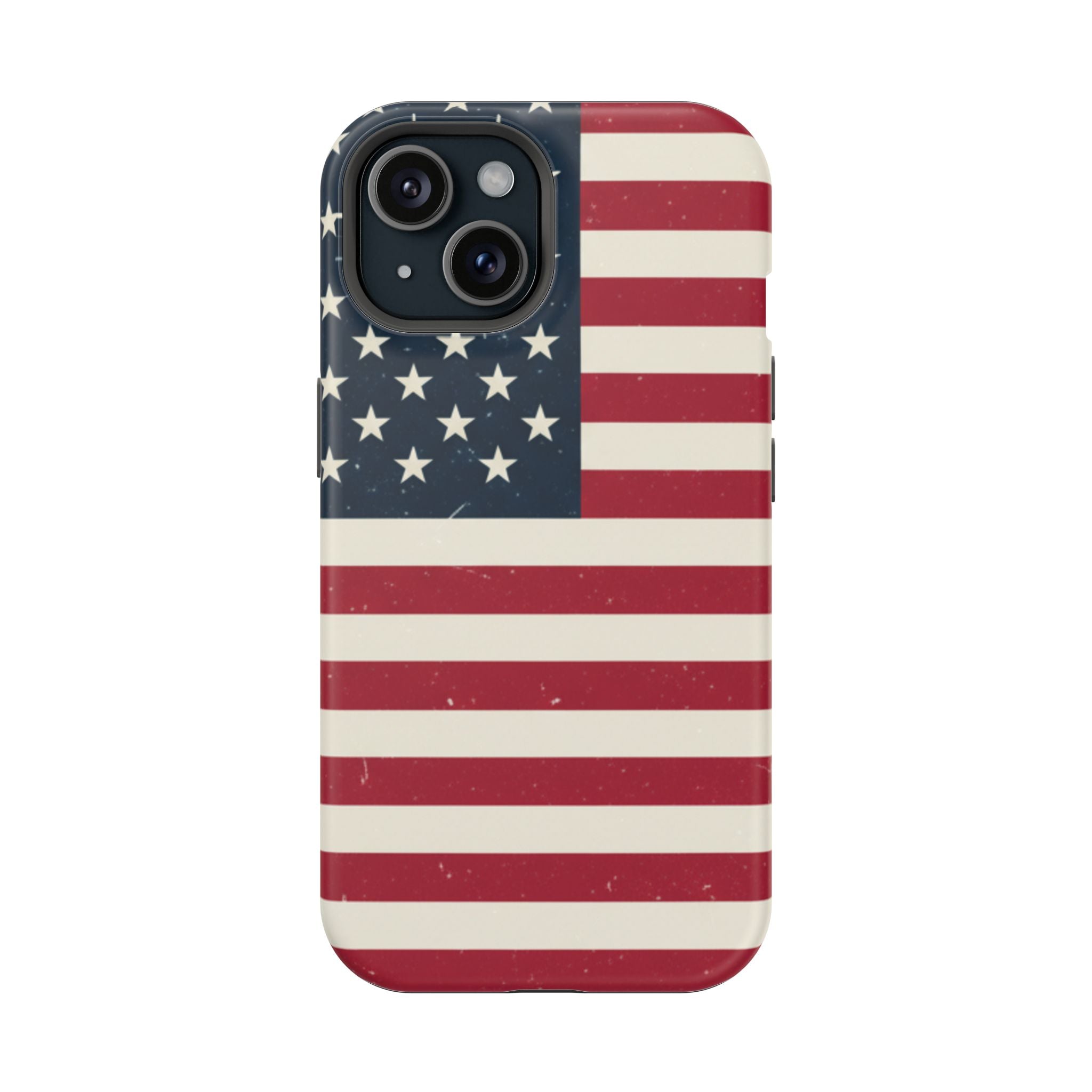 American Flag Magnetic Impact-Resistant Phone Case — USA Stars & Stripes Protection Fits iPhones