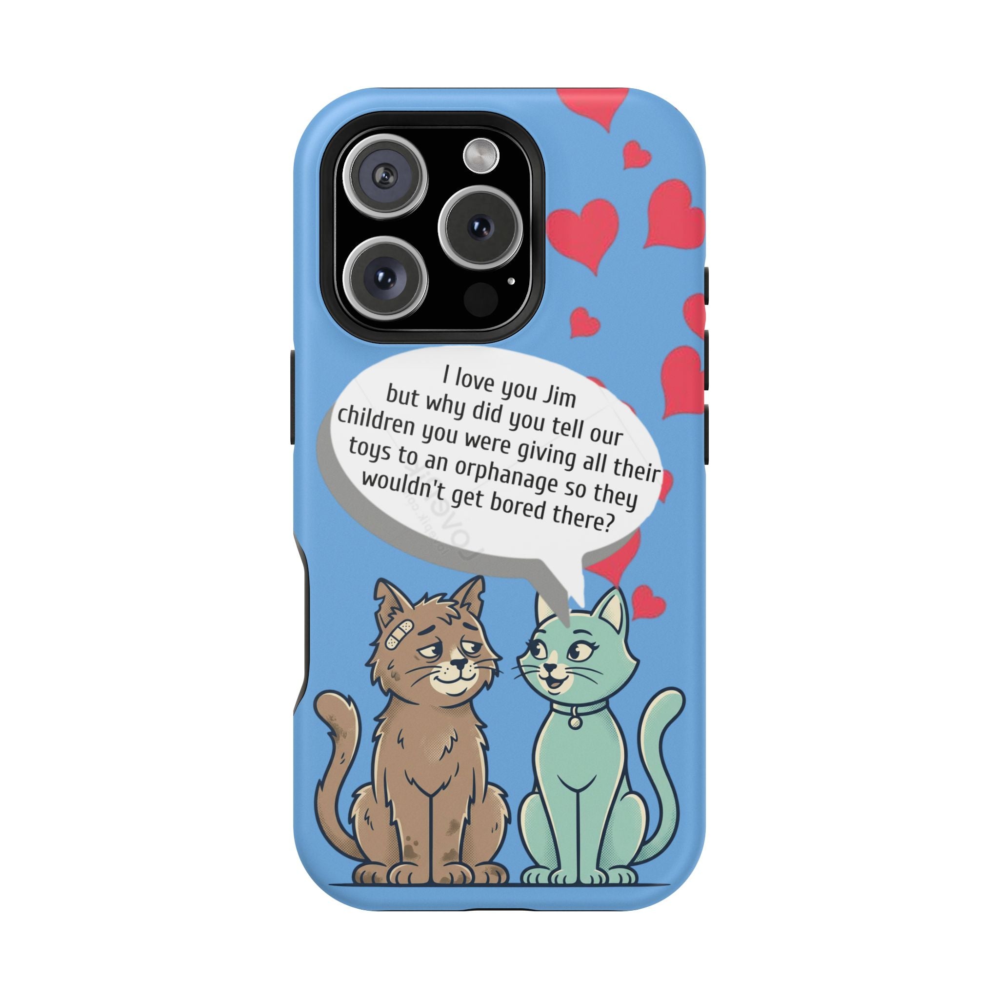"I Love You But...." Personalized Impact-Resistant iPhone Case —  Fits iPhones