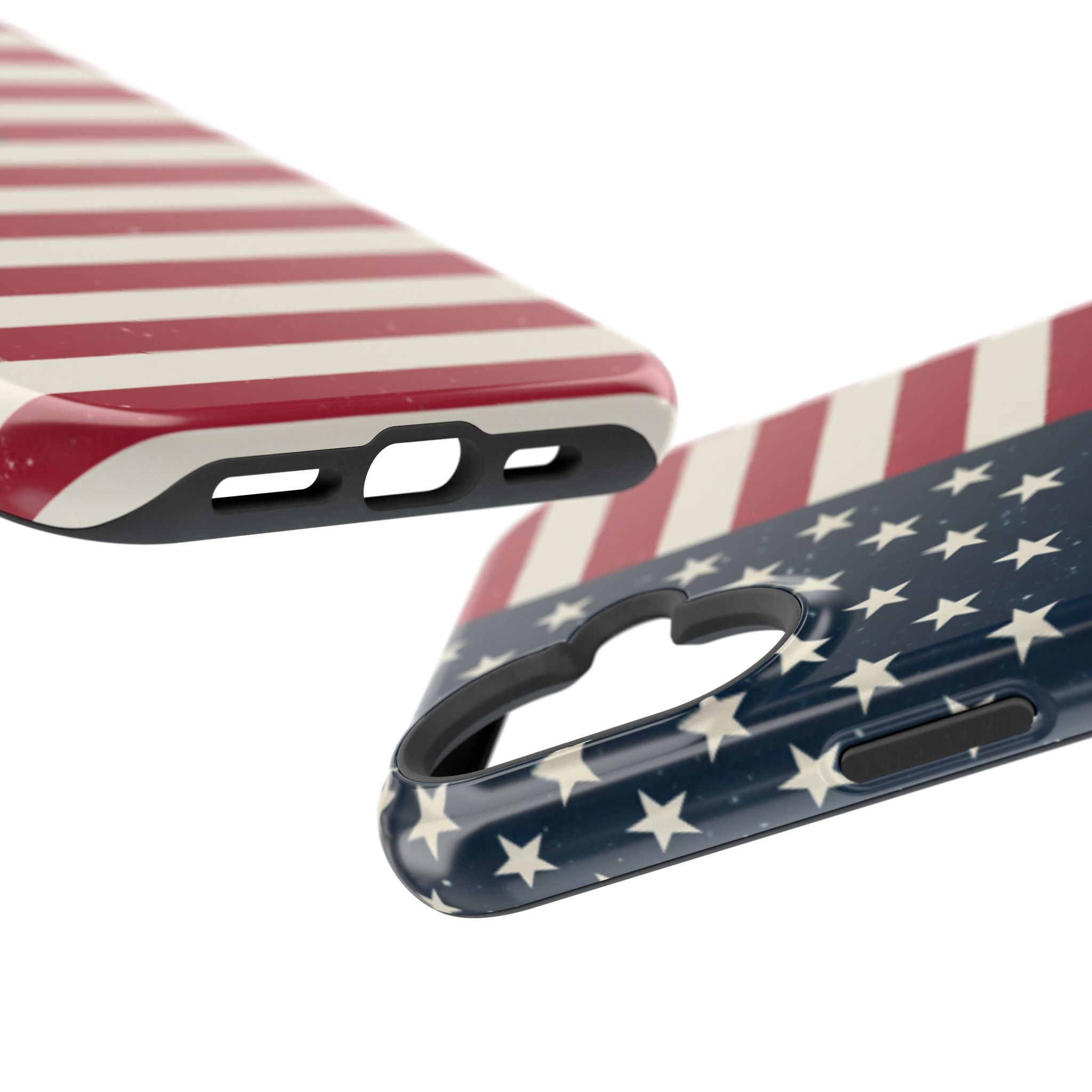 American Flag Magnetic Impact-Resistant Phone Case — USA Stars & Stripes Protection Fits iPhones