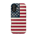 American Flag Magnetic Impact-Resistant Phone Case — USA Stars & Stripes Protection Fits iPhones