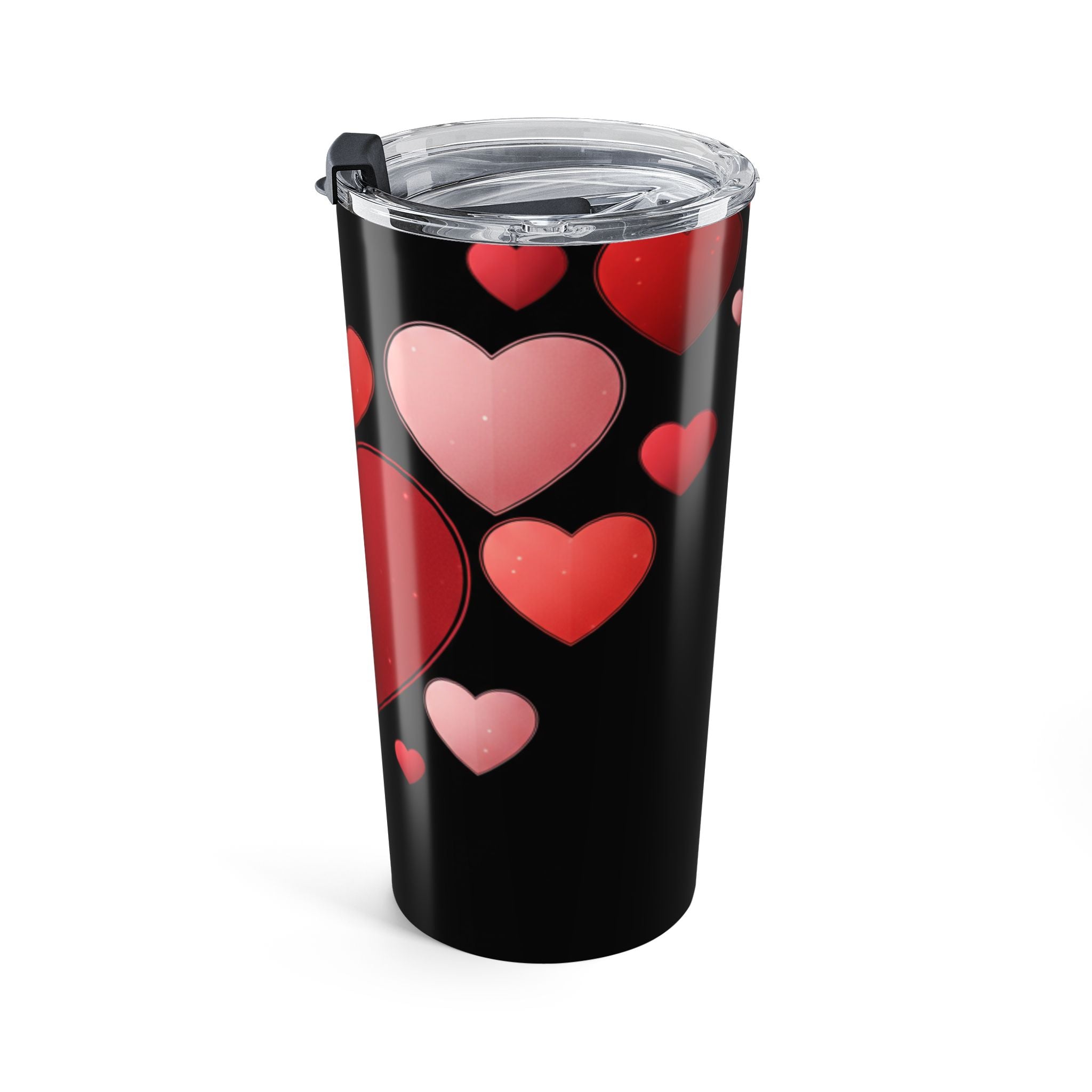 20oz Stainless Steel Tumbler – Valentine Galaxy Hearts Edition