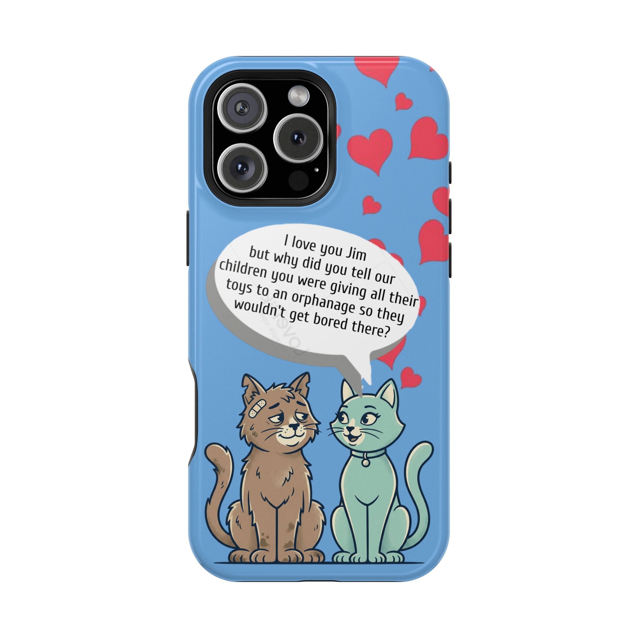 "I Love You But...." Personalized Impact-Resistant iPhone Case —  Fits iPhones