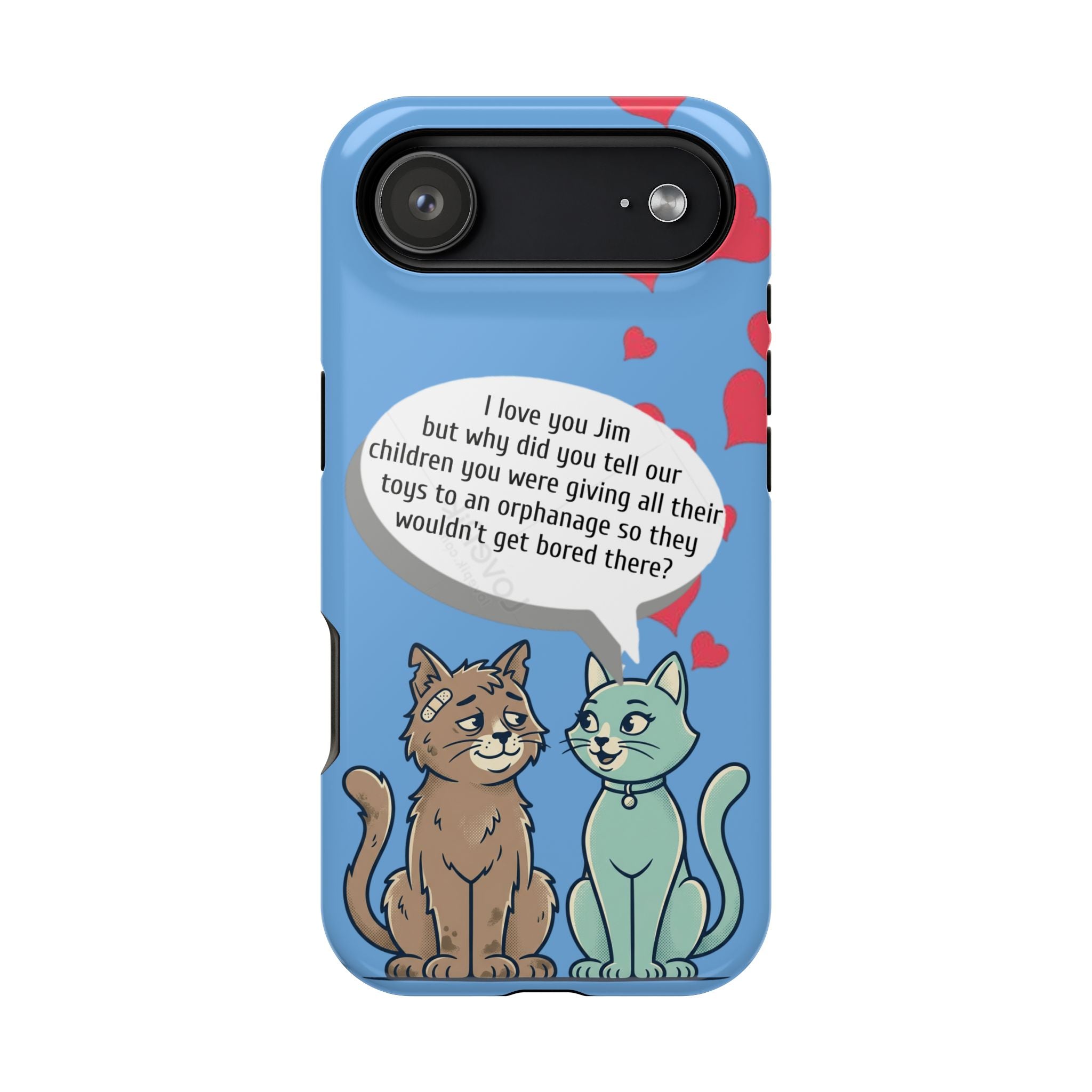"I Love You But...." Personalized Impact-Resistant iPhone Case —  Fits iPhones