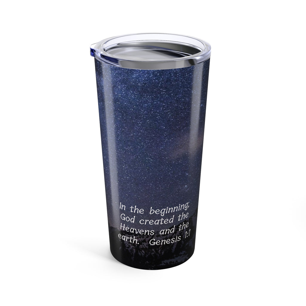 In the Beginning 20oz Stainless Steel Tumbler - Genesis 1:1