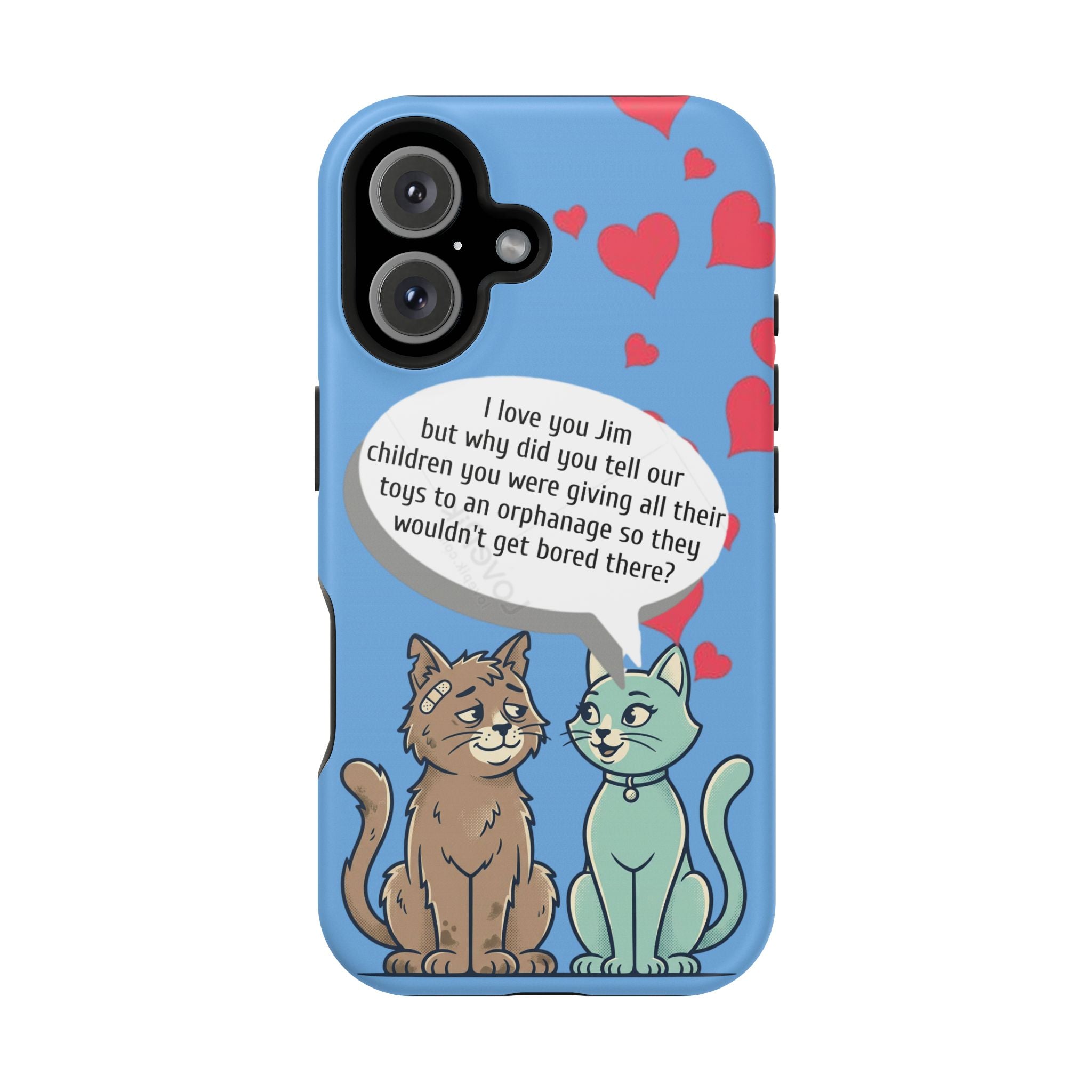 "I Love You But...." Personalized Impact-Resistant iPhone Case —  Fits iPhones