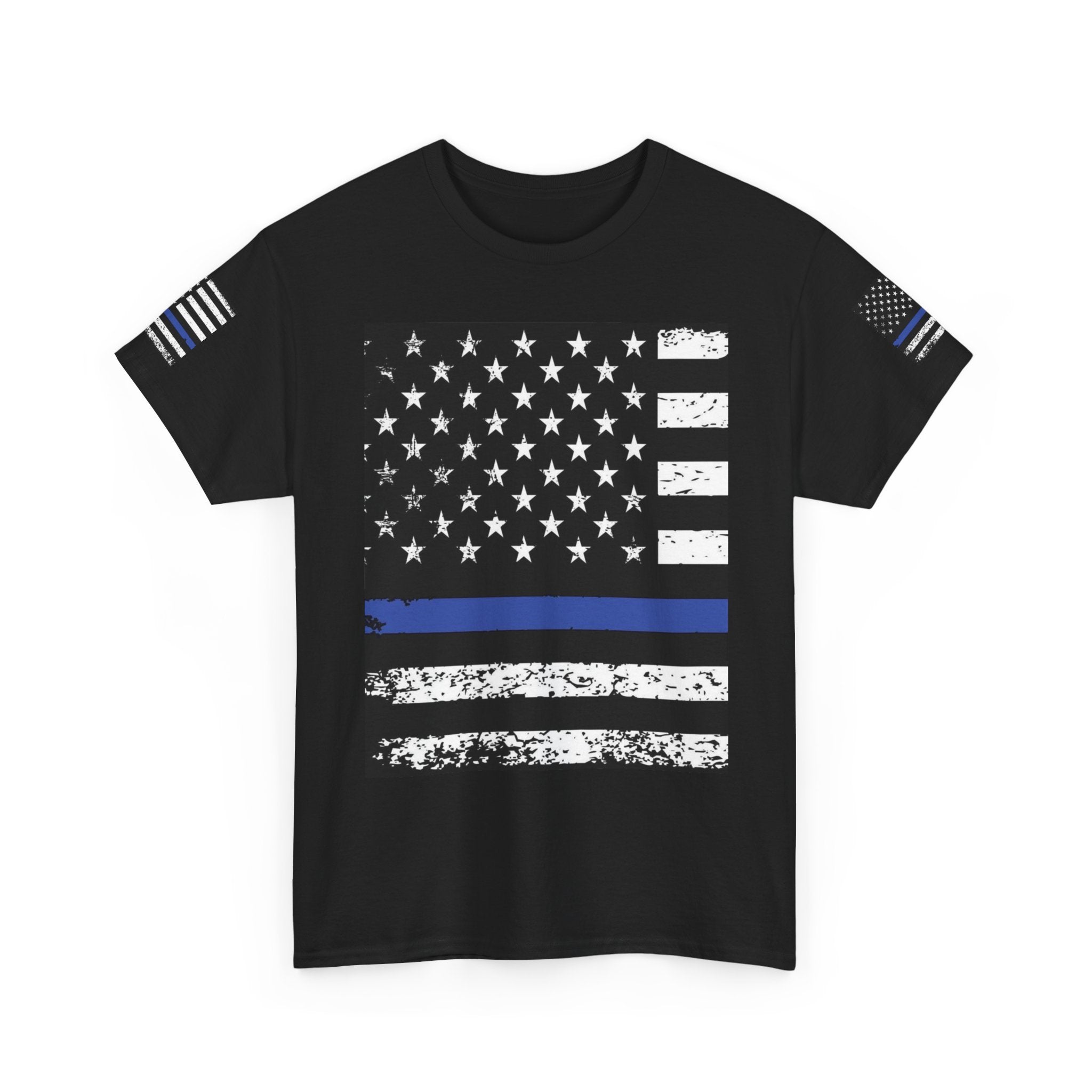 I Support the Blue Line Unisex Heavy Cotton Tee