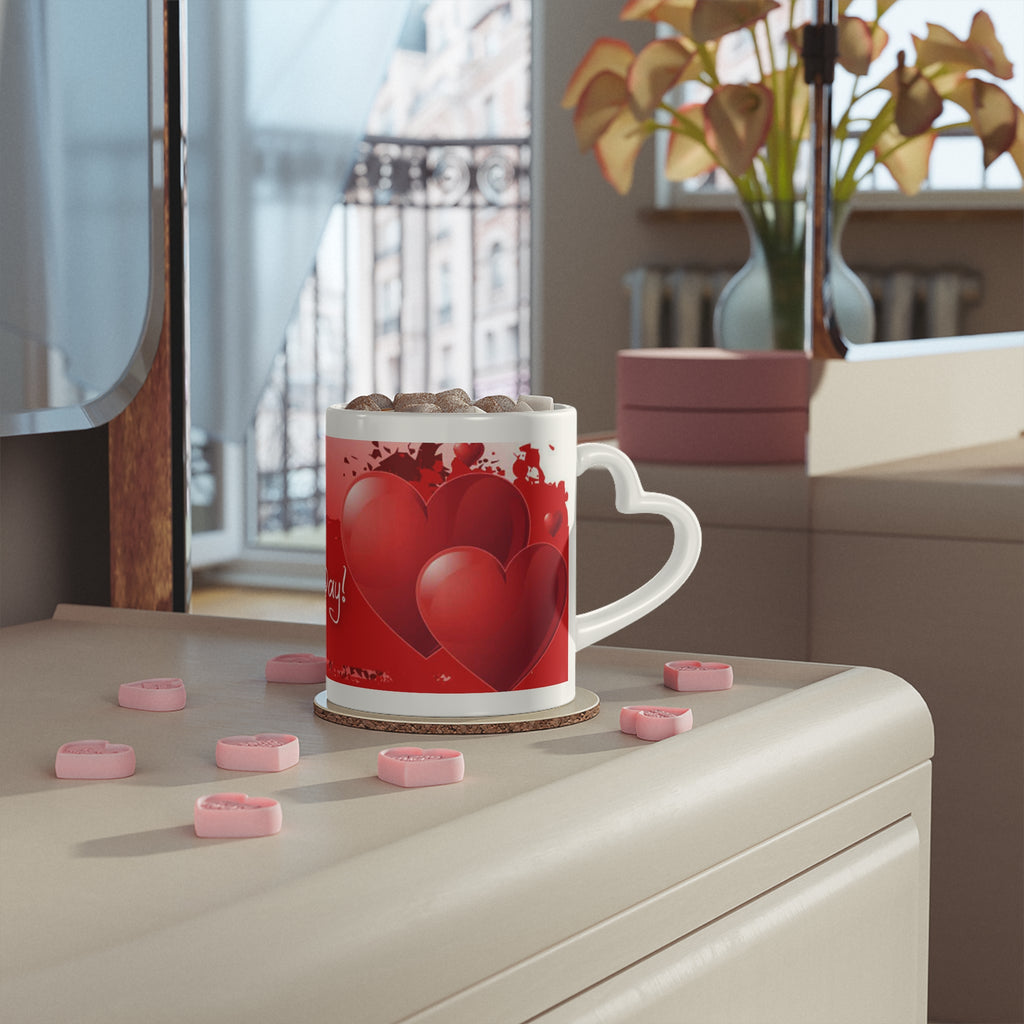 11oz Heart-Shaped Handle Mug