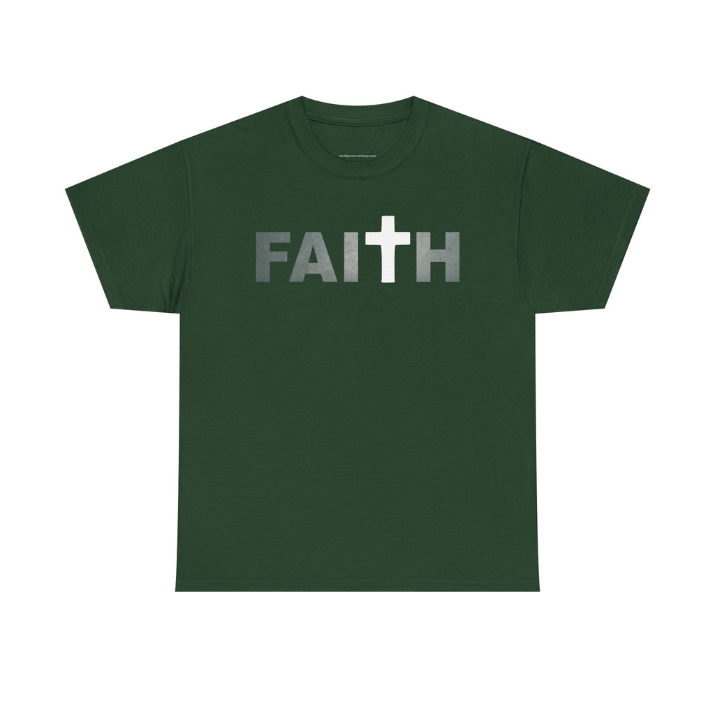 Faith Cross T‑Shirt — Christian Inspirational Tee