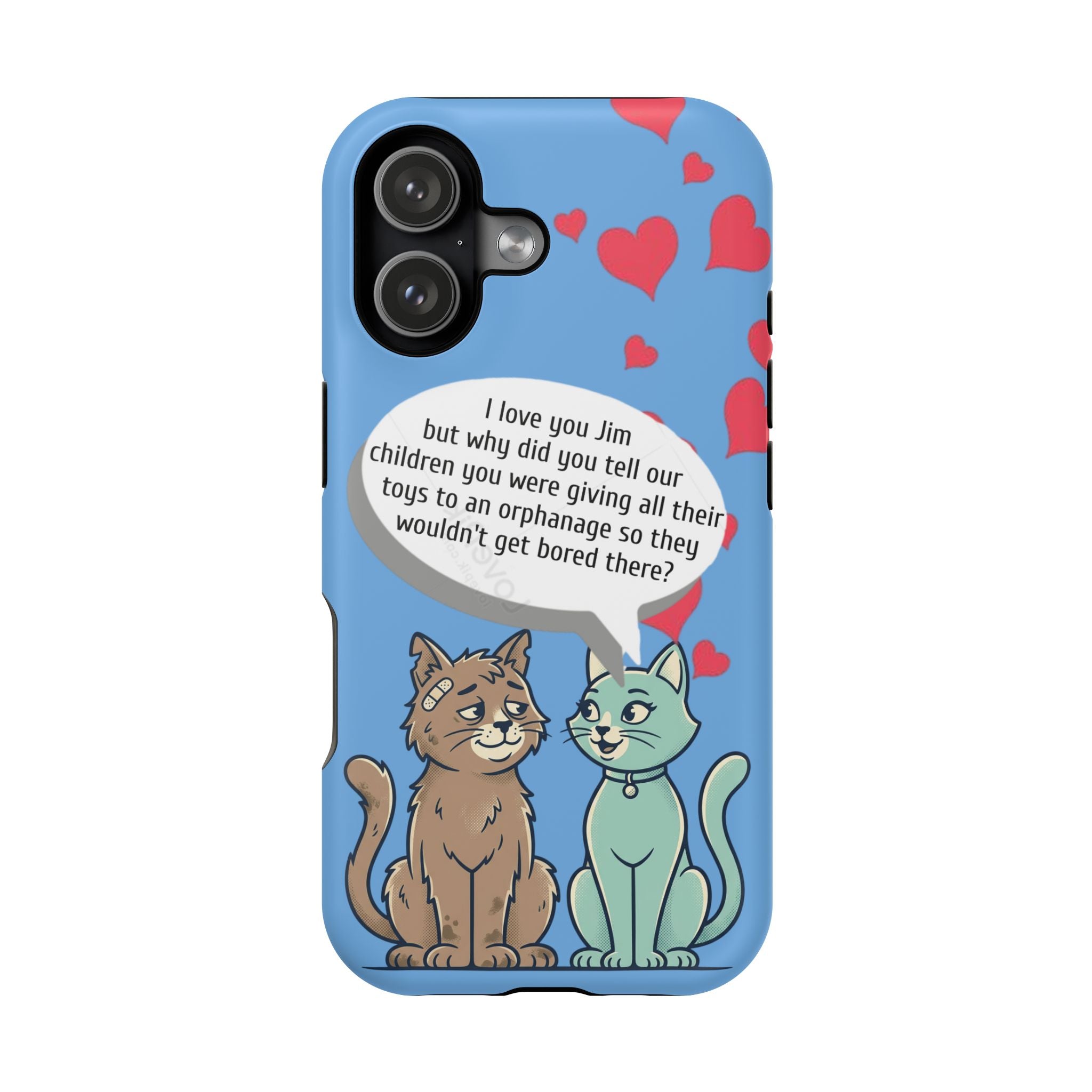 "I Love You But...." Personalized Impact-Resistant iPhone Case —  Fits iPhones