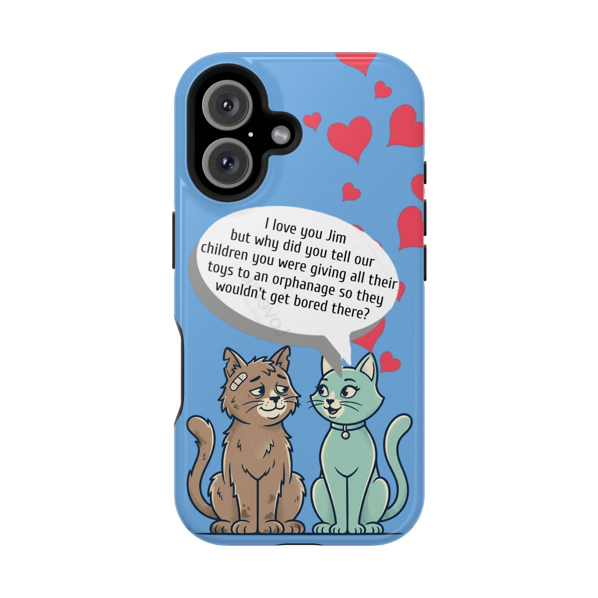"I Love You But...." Personalized Impact-Resistant iPhone Case —  Fits iPhones