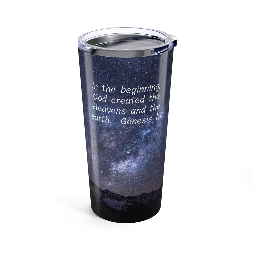 In the Beginning 20oz Stainless Steel Tumbler - Genesis 1:1