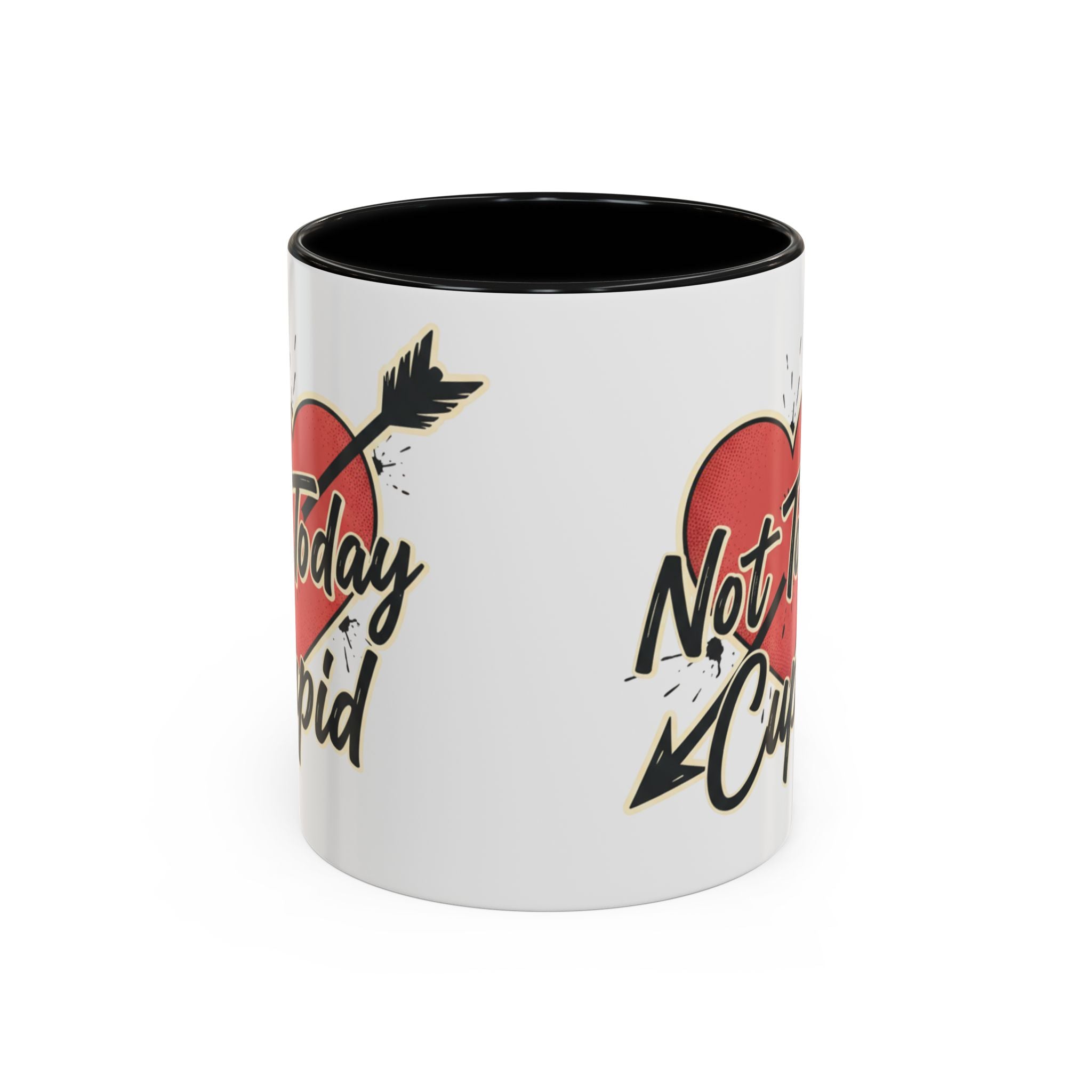 Not Today Cupid! Coffee Mug – Valentine’s Day Love Gift (11/15 oz)