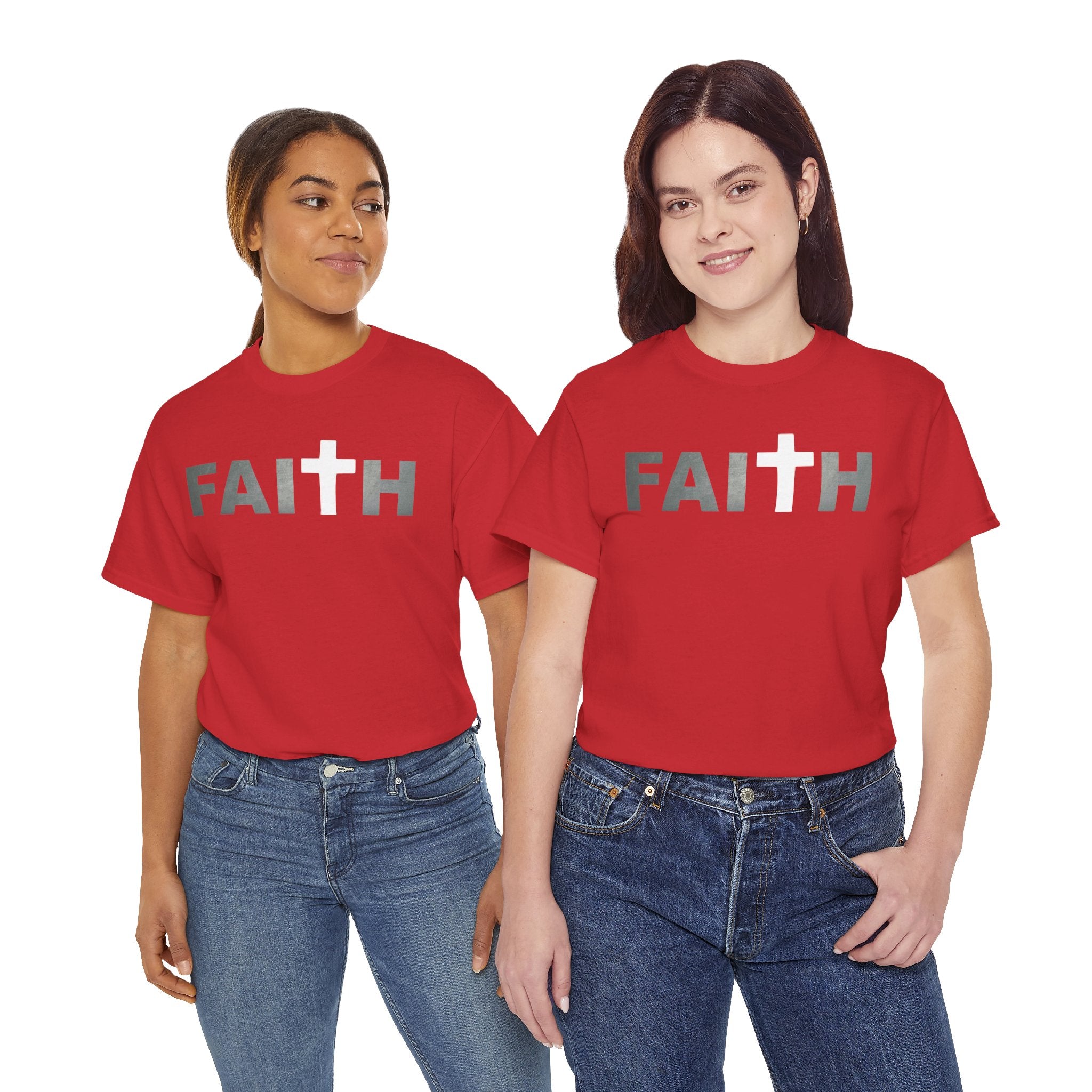 Faith Cross T‑Shirt — Christian Inspirational Tee