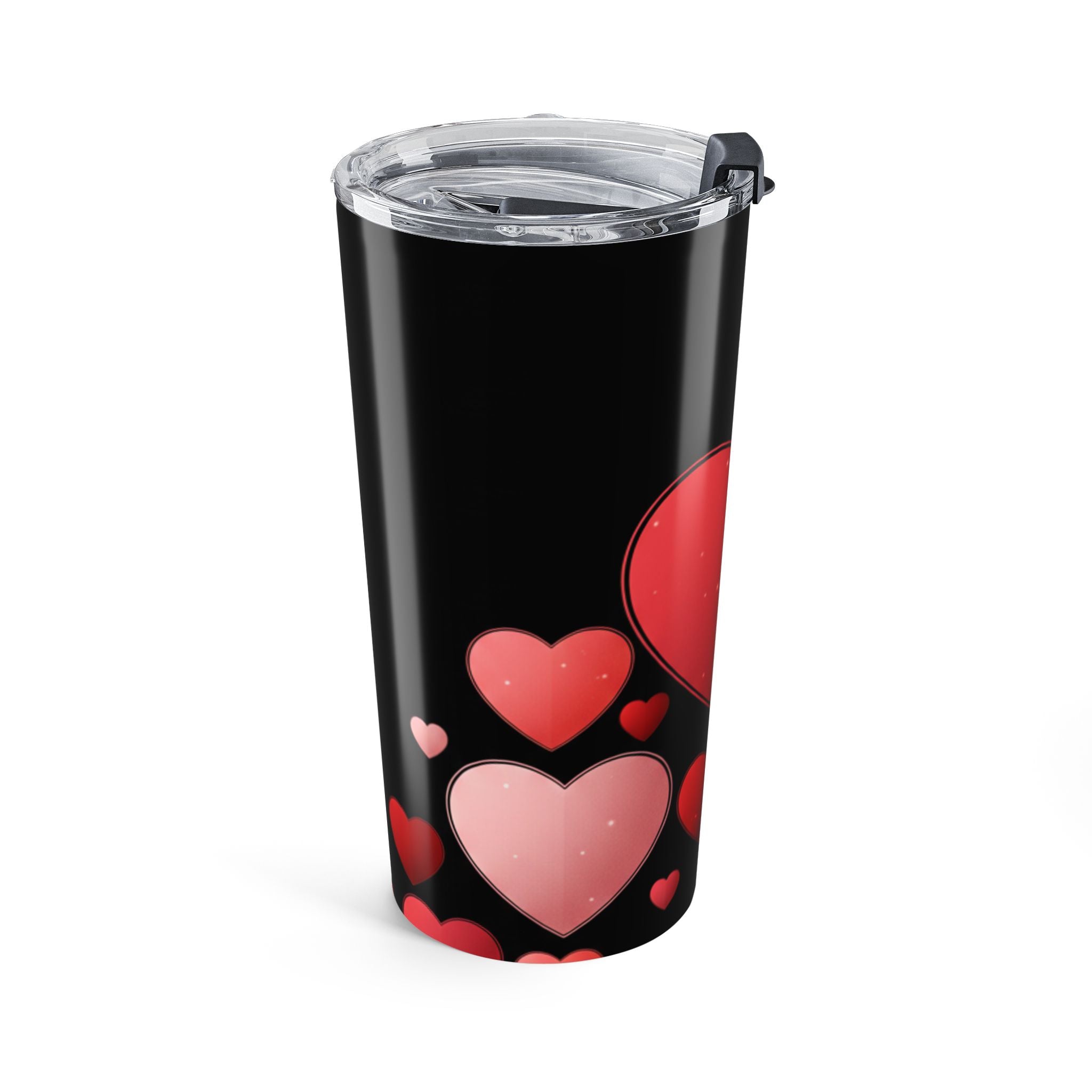 20oz Stainless Steel Tumbler – Valentine Galaxy Hearts Edition