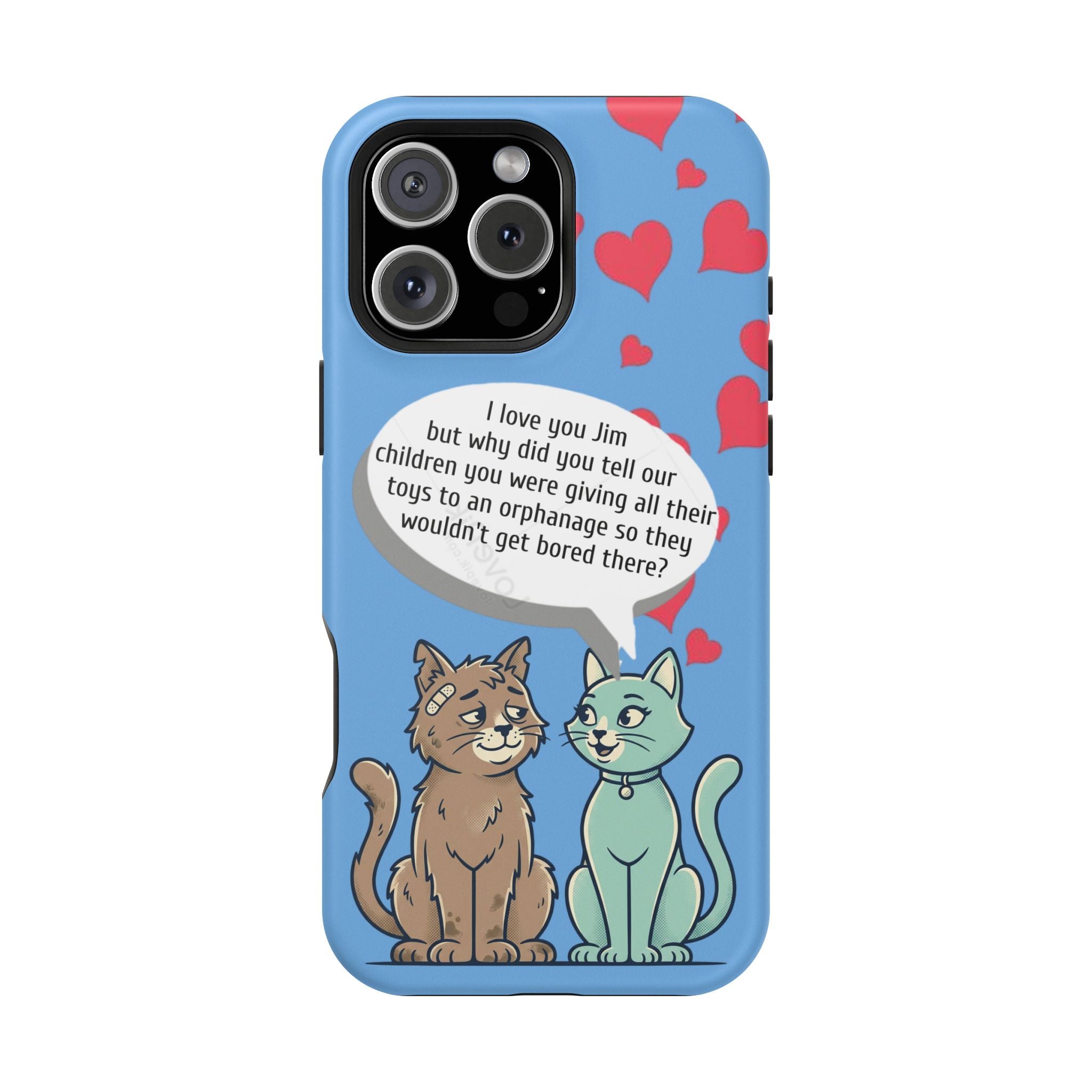 "I Love You But...." Personalized Impact-Resistant iPhone Case —  Fits iPhones