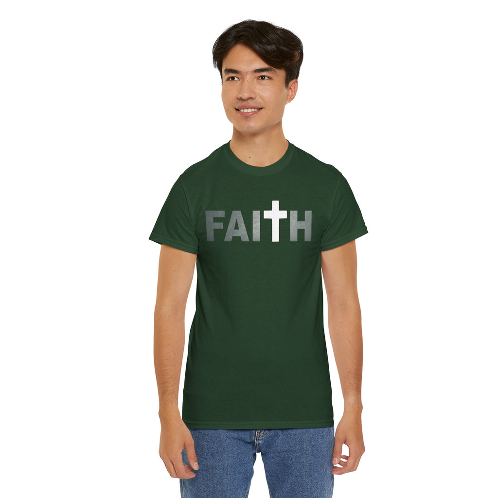 Faith Cross T‑Shirt — Christian Inspirational Tee
