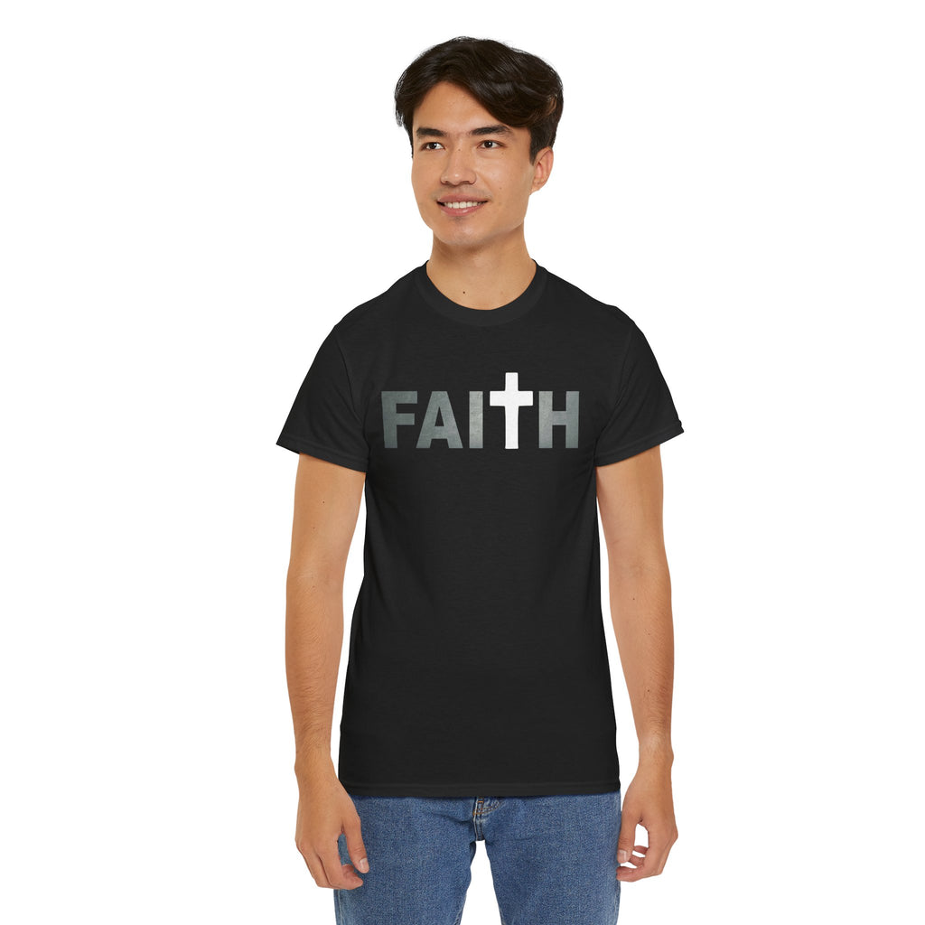 Faith Cross T‑Shirt — Christian Inspirational Tee