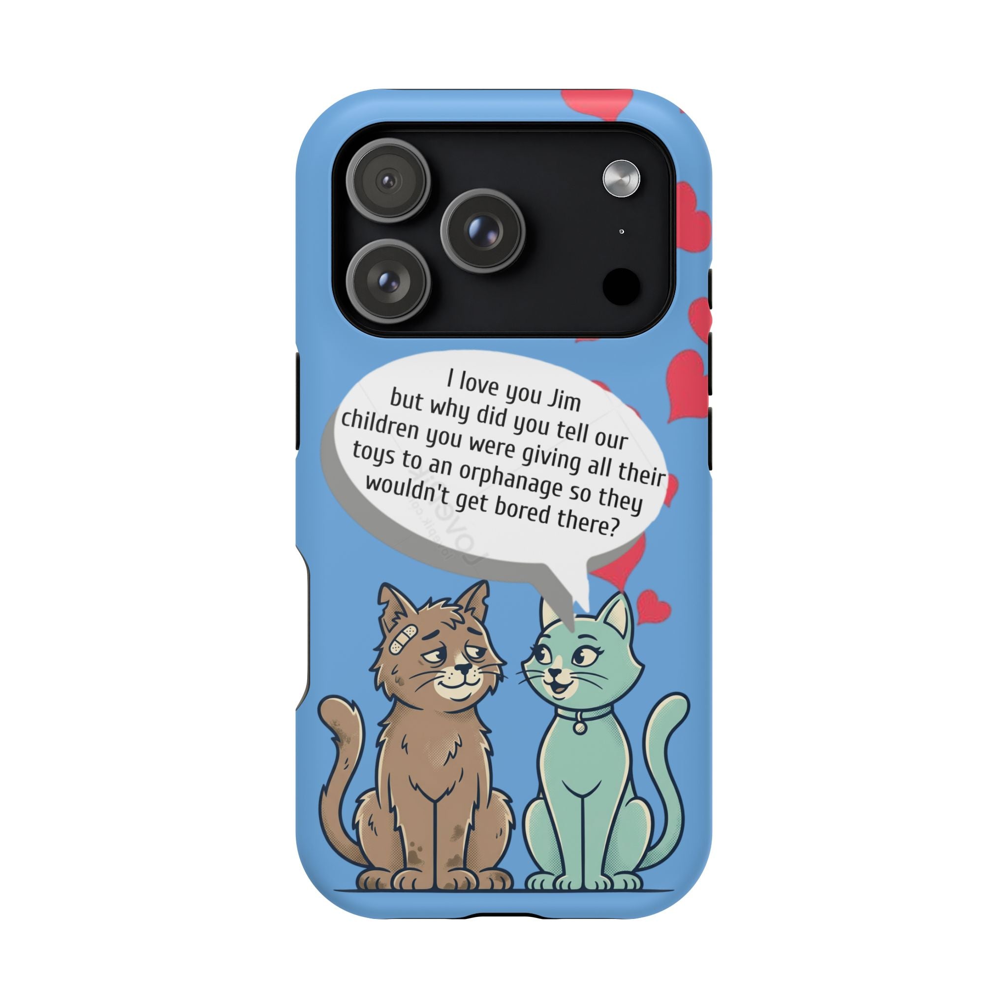 "I Love You But...." Personalized Impact-Resistant iPhone Case —  Fits iPhones