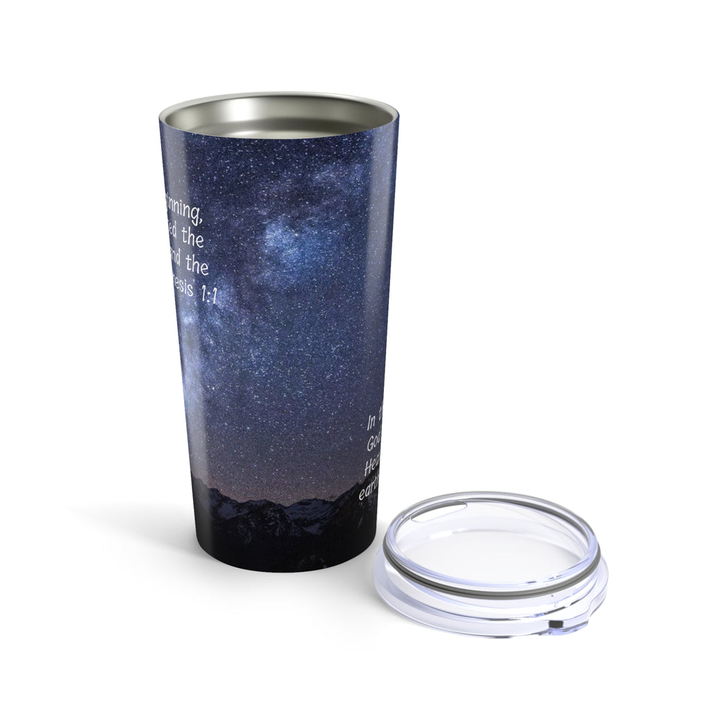 In the Beginning 20oz Stainless Steel Tumbler - Genesis 1:1